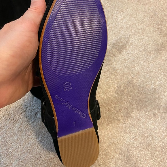 NEVER WORN Charlie my Love over the knee boot in black suede - Picture 3 of 5